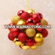 2018 Hot Sale Cheap Custom Plastic Christmas Ball Christmas Tree Decoration Colorful Hanging Ball